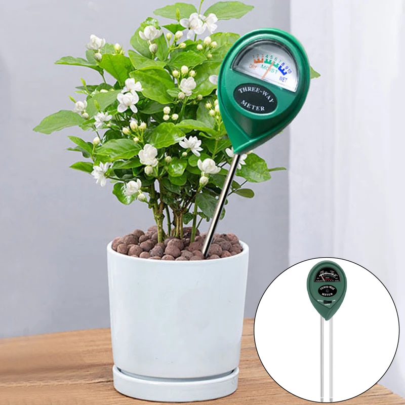 

Soil pH Tester, 3/4 in 1 PH Light Moisture Acidity Tester Soil Tester Moisture Meter Plant Soil Tester Kit for Flowers Tools