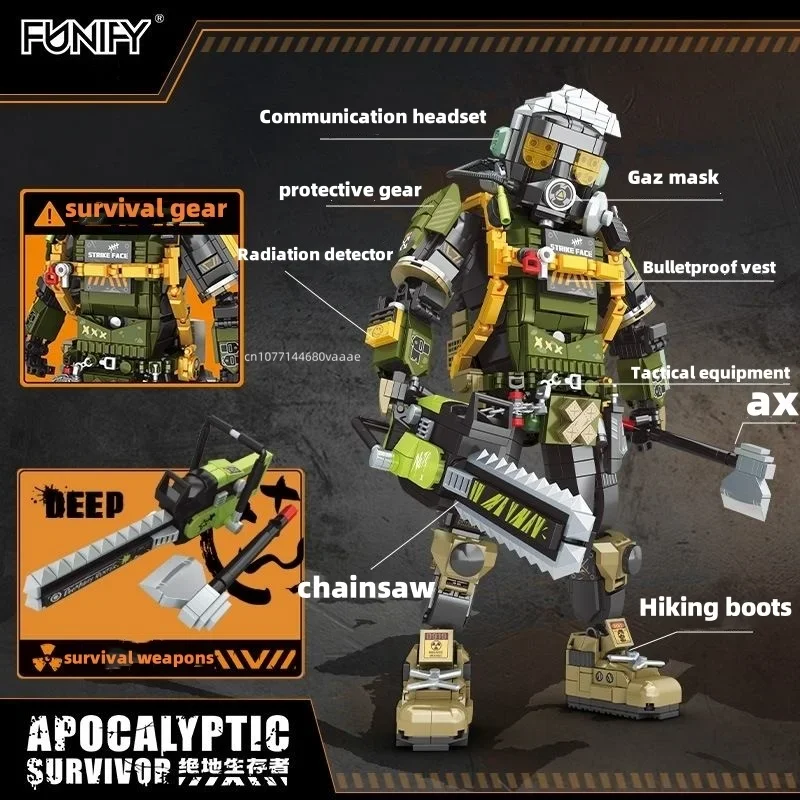 Джедай Выживание крутой Экстремальный воин мейка Робот детский подарок