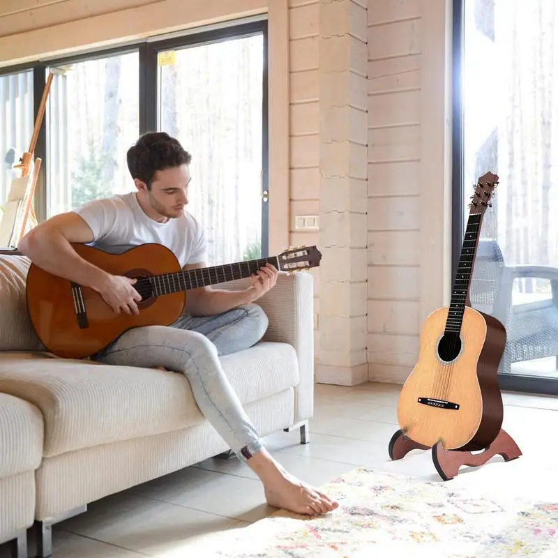 Подставка для укулеле складной деревянный кронштейн хранения дисплея