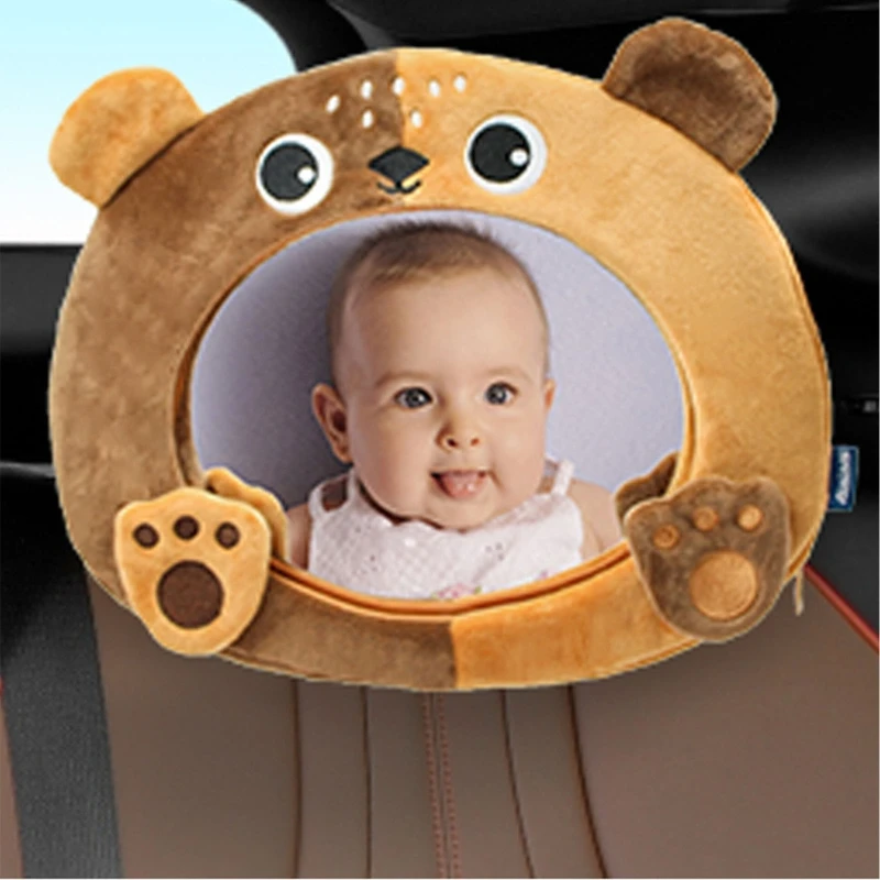 Cute Baby Rear Facing Mirrors Adjustable Car Baby Mirror Safety Car Back Seat View Mirror for Kids Child Toddler