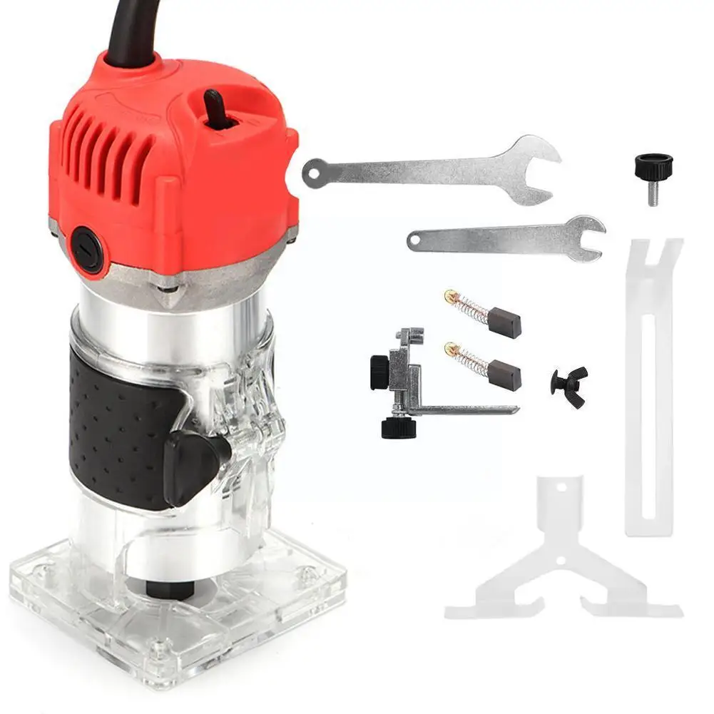 

220v 50-60hz Electric Woodworking Trimming Machine Tool Trimmer Woodworking Trimming Hand Carving Carpentry Grooving B9w5