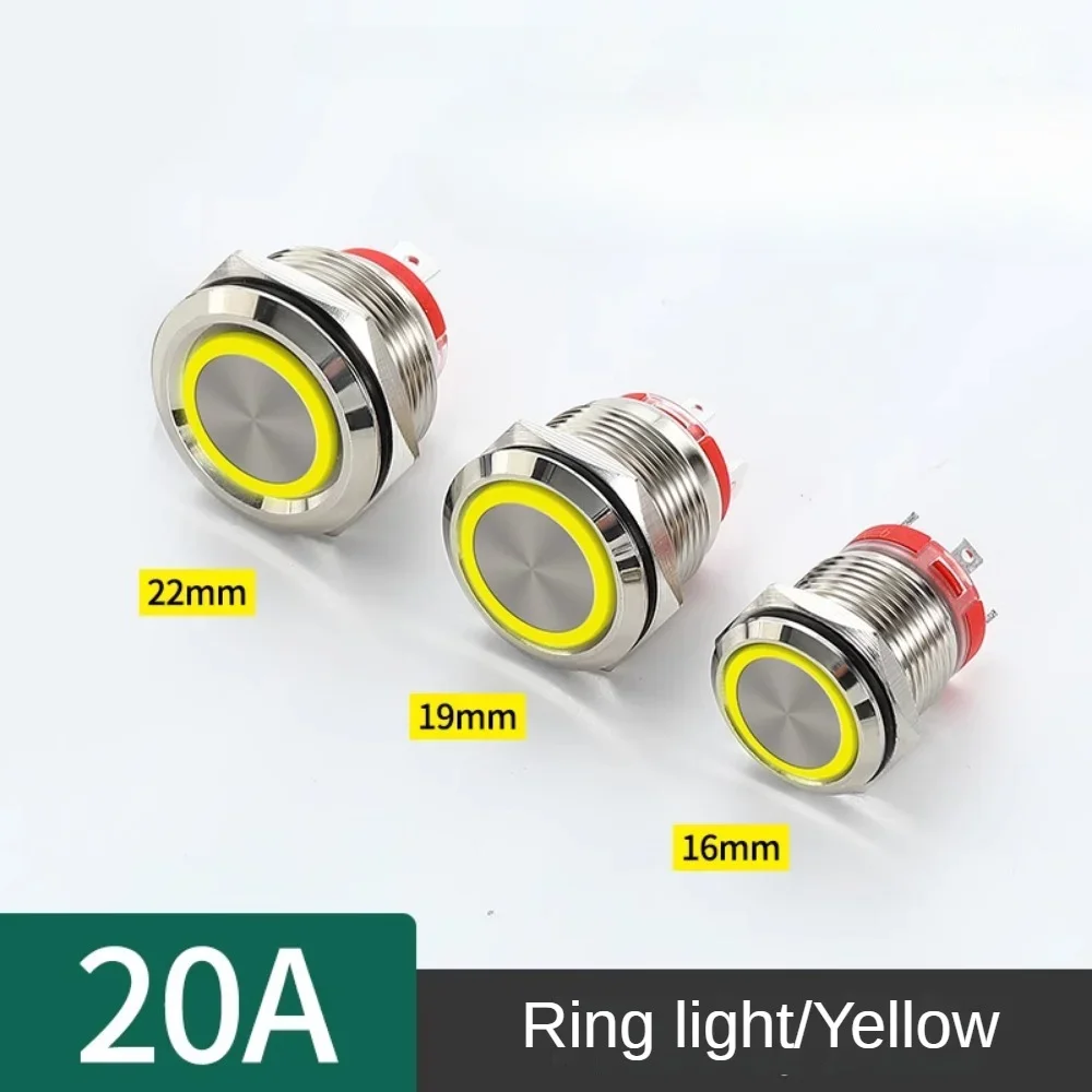 

Sweideer металлический кнопочный переключатель 20A красный