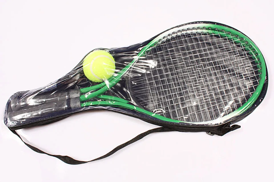 Набор из 2 теннисных ракеток для подростков тренировок теннисная нить raquete de Tennis
