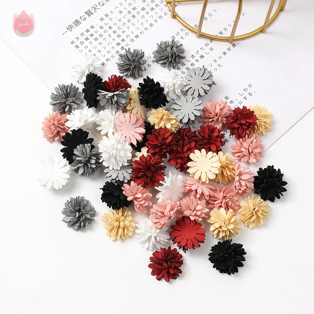 Фланелевая мини-ткань 2 см с маргаритками искусственный цветок головной убор для