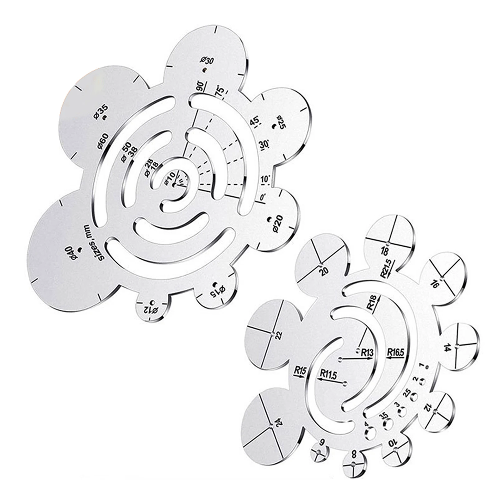 

Circle Ruler For Leather Cutting 1.5mm Thickened Circular Shapes Home Tools