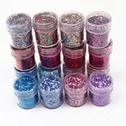 10 мл Лак для ногтей фиолетовый красный синий смешанный серия ремесло блестящий тонкий лак для ногтей Блестящий порошок, подходит для дизайна ногтей