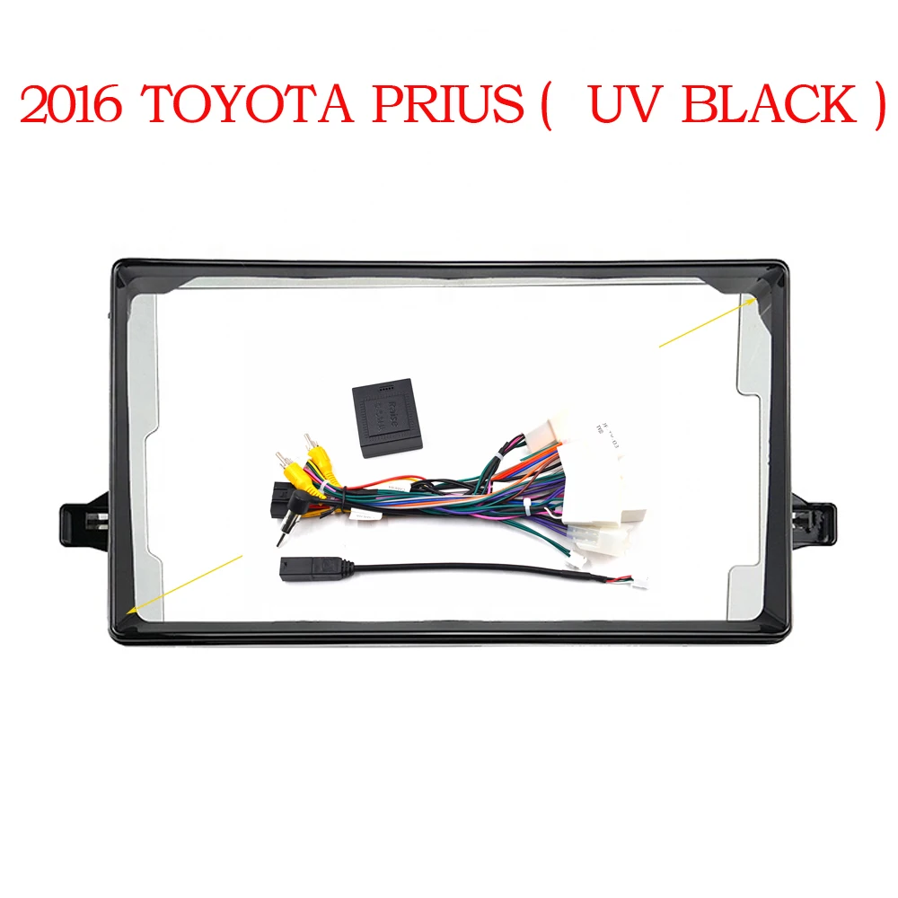 Автомобильный адаптер рамы для Toyota Prius 50 2016 Android радио Dask комплект Facia