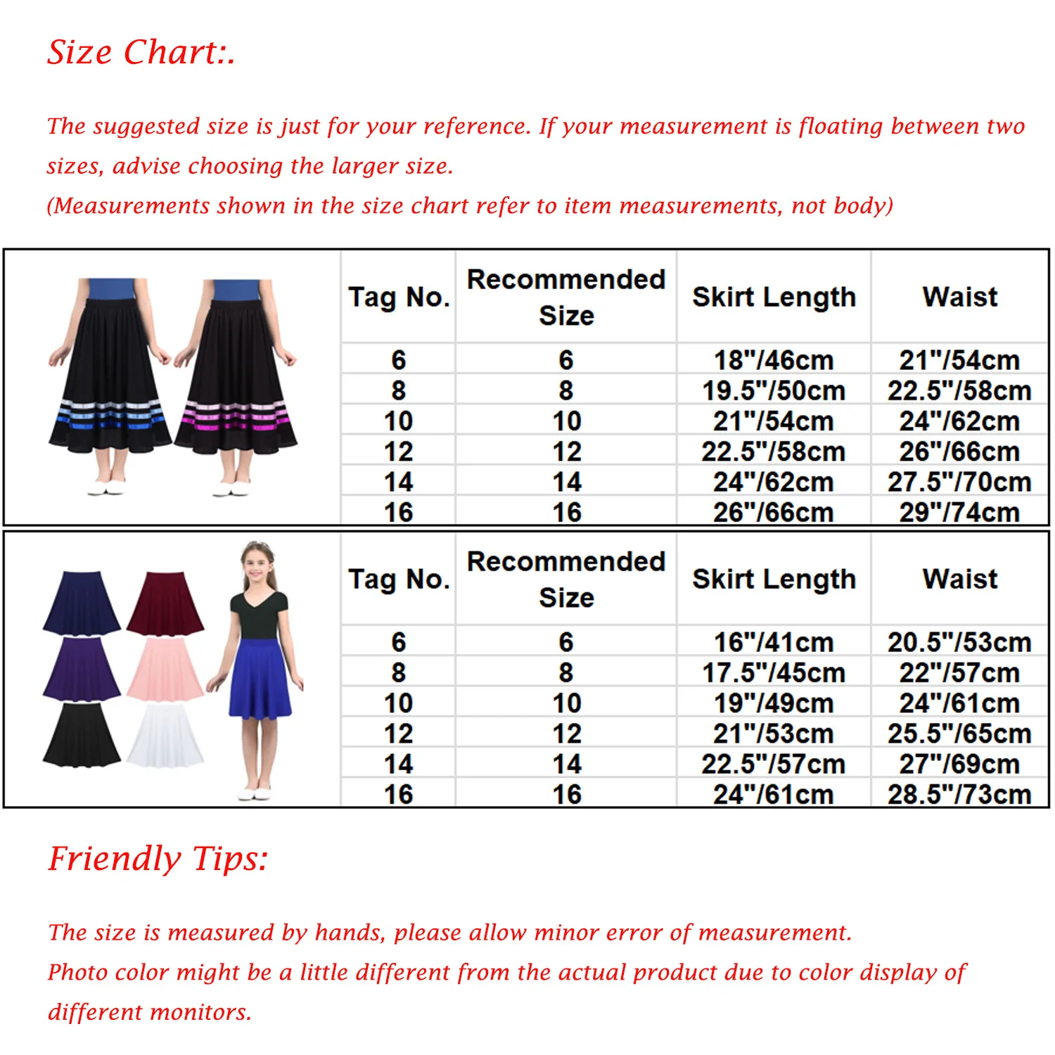 Girls' Maxi Skirts Chiffon Elastic Waist Full Circle Ribbons Long A-Line Uniform Skirt for Dance Dress for Ballet Kids 6-12 Year images - 6