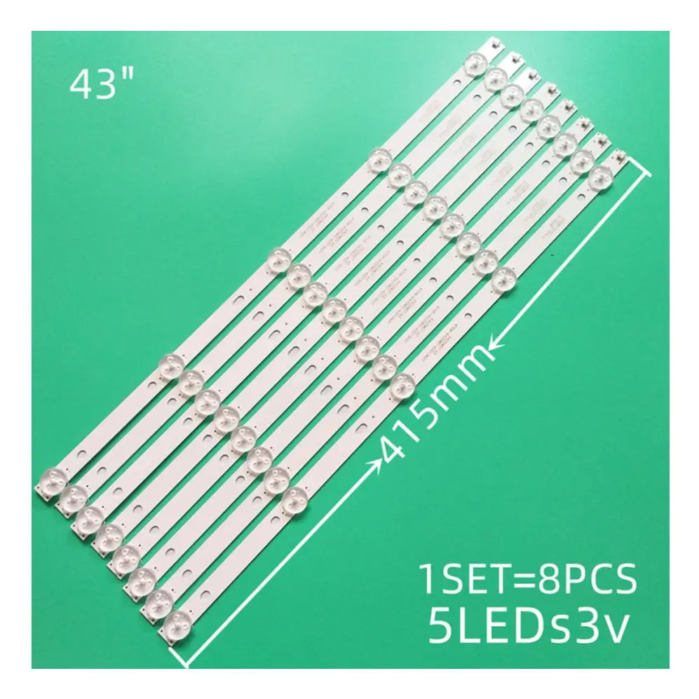 

LED strips for P HILIPS 43 TV 43PFT6100S/67 42PUF6052/T3 43PHT4001/60 43PFT4001/60 K430WD9 4708-K420WD-A3213K01 K420WD7 A3