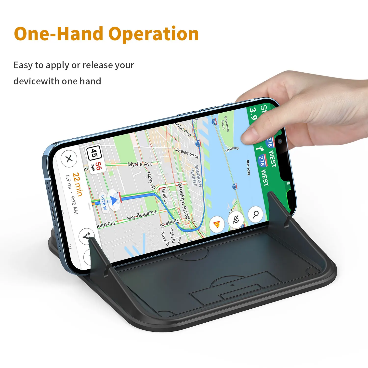 Car Phone Holder Anti-slip Car Silicone Holder Mat Pad Dashboard Stand Mount For Phone GPS Bracket For iPhone Samsung Xiaomi