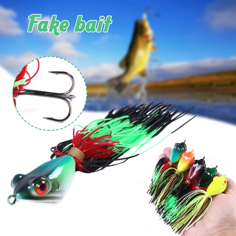 

Simulation Frog Fishing Lures Reusable Bionic Bait Professional Fishing Tools Colorful Fishing Bait Portable Durable XR-Hot
