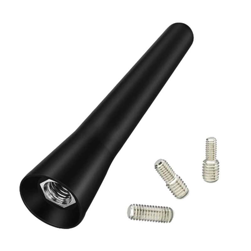 Antenna Small Universal With M4 M5 M6 Threaded Adapter Am/fm Aerial Mast Roof Accessories