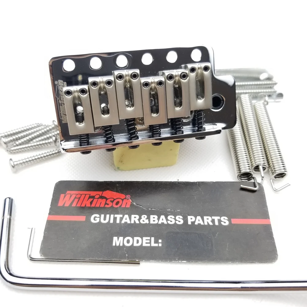 Новая электрогитара Wilkinson Tremolo System Bridge WOV02 Chrome Silver