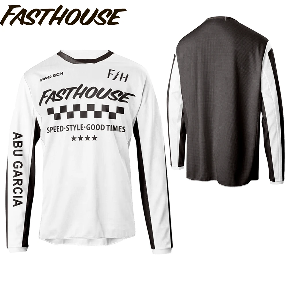 

Мужская футболка с длинным рукавом для мотокросса, горного велосипеда