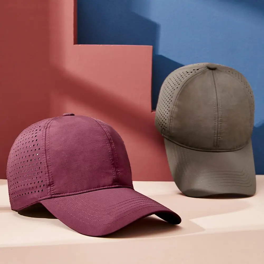 

Сверхлегкая Регулируемая впитывающая пот бейсбольная шляпа для езды от солнца