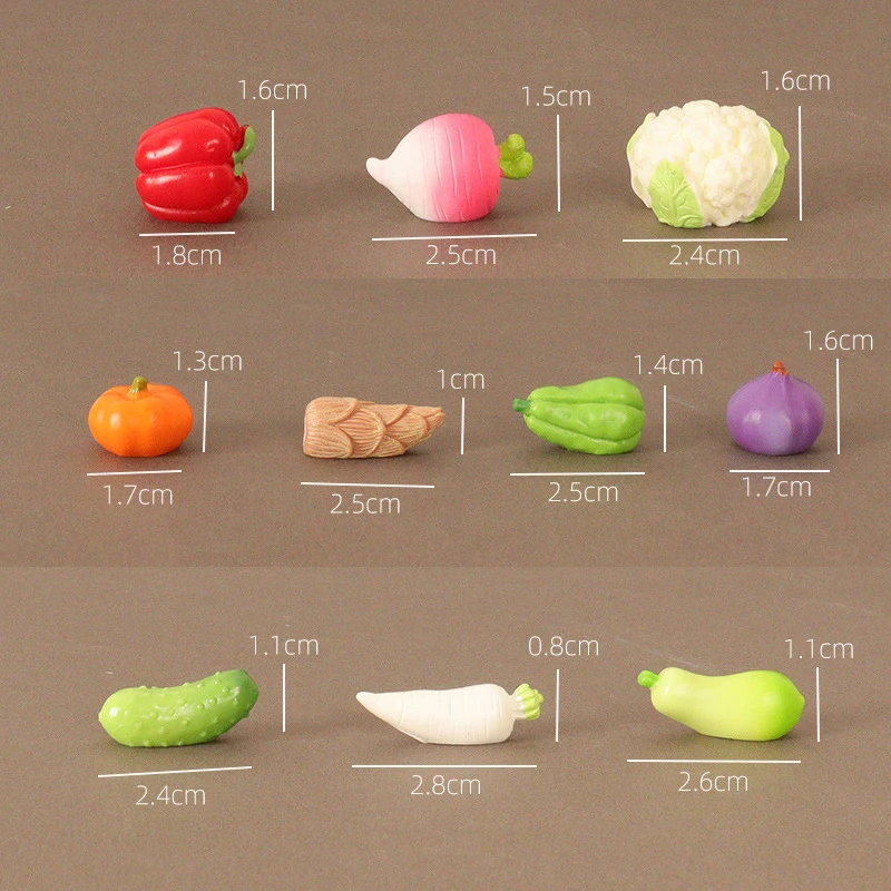 10 шт./набор миниатюрные игрушки для кукольного домика