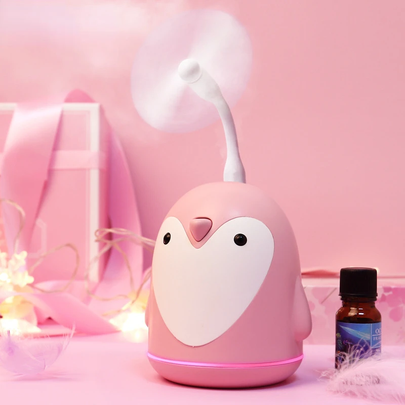 

Aroma Humidifier Cute Penguin USB Air Diffuser For Home Office Car Mist Maker Essential Oil Diffuser Aromatherapy Diffuser