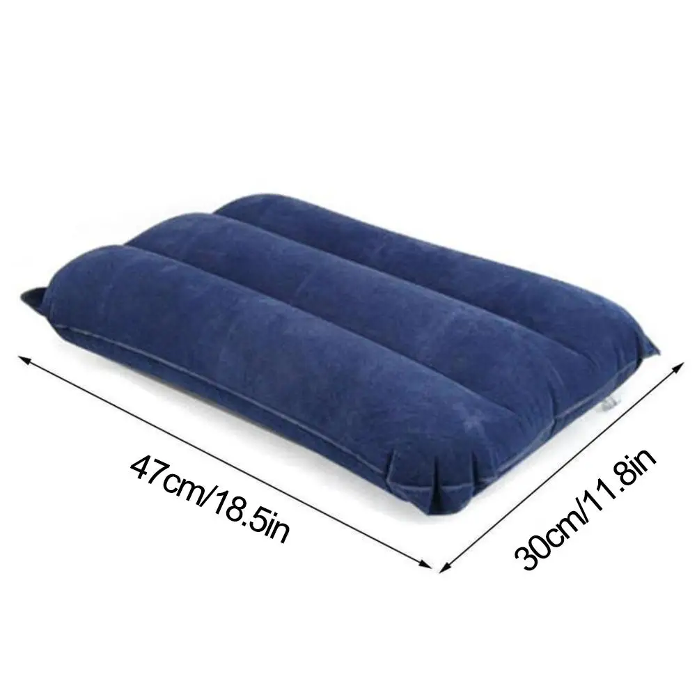 Туристическая надувная подушка портативная складная 30 х47 см для сна отдыха на