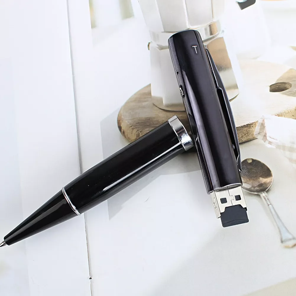 

Multifunctional Mini Portable School Listen Music DTS 5.1 Lossless Sound Metal MP3 Player Pen Shape USB Charging TF Card