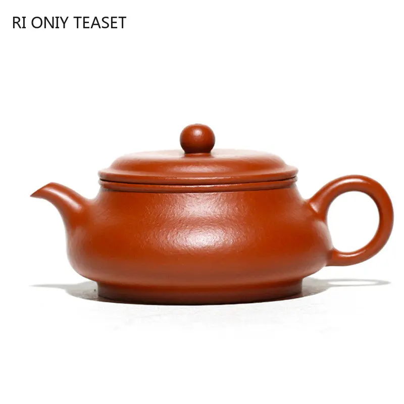 

130ml Chinese Yixing Authentic Purple Clay Teapot Famous Handmade Small Capacity Tea Pot Raw Ore Zhu Mud Kettle Zisha Tea Set