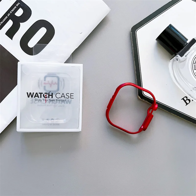 Cover For Apple Watch Series Ultra 49MM Case Cutout Watchcase Bumper Protective Case For Apple Watch 49MM PC Frame Accessories