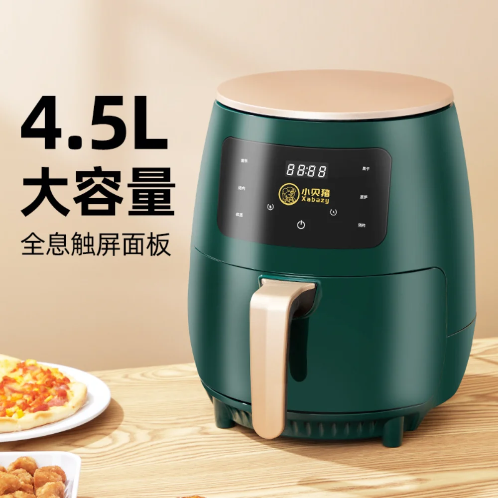 

2023 4.5L Air Fryers Without Oil Hot Air Electric Fryer with Viewable Window Touch Screen Home Deep Fryer machine EU Plug Fryer