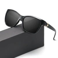2022 square polarized sunglasses women luxury vintage brand design sun glasses big frame mirror red purple eyewear uv400
