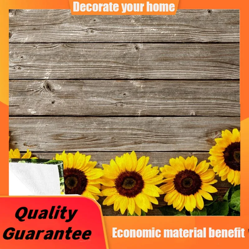 

Флисовое одеяло с подсолнухами и цветами-мягкое легкое плюшевое удобное одеяло-идеально подходит для кровати, дивана, путешествий