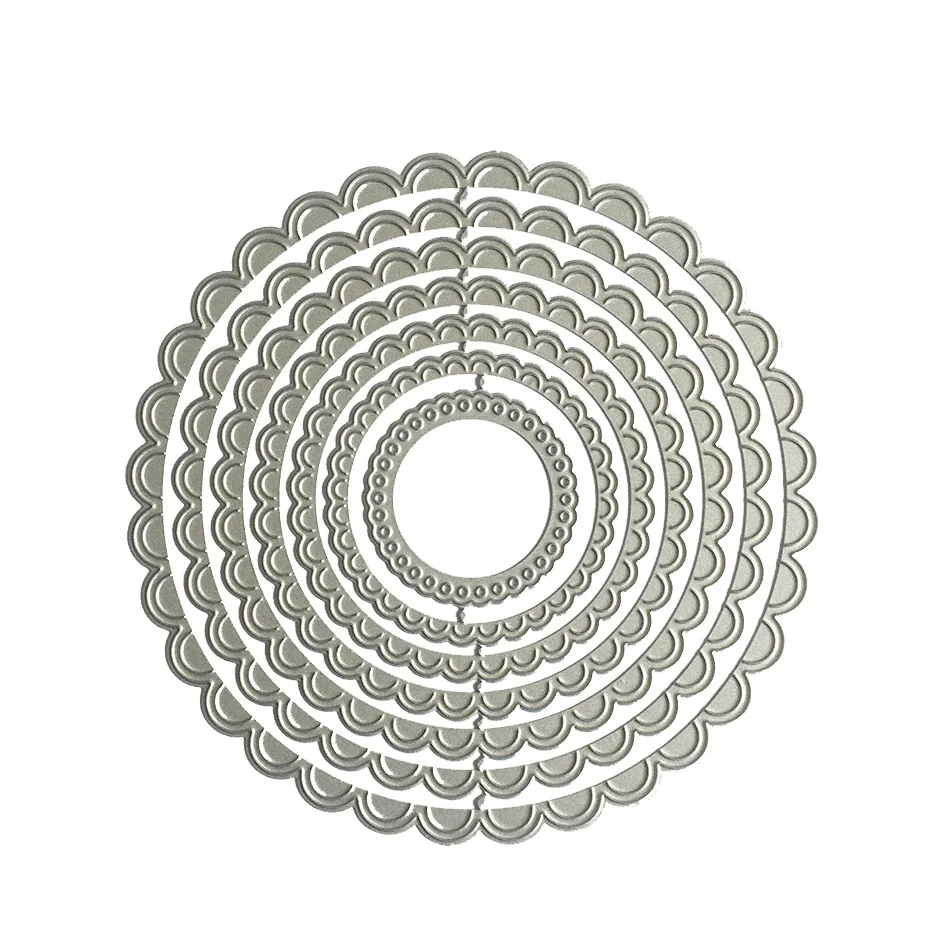 Круглая рамка с кружевом для скрапбукинга вырезанные штампы оформление сделай