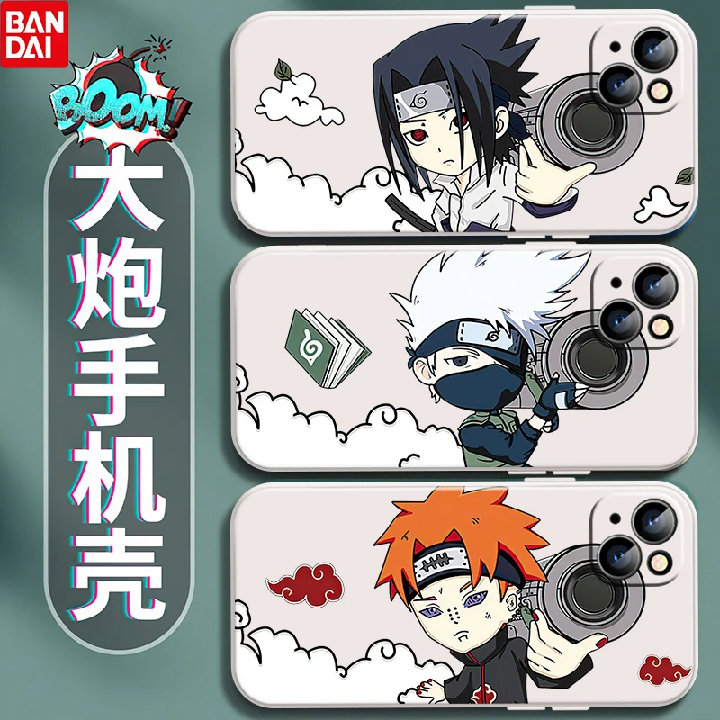 

NARUTO Hokage Phone Case For iPhone 11 12 13 Pro Max 13 12 Mini X XS Max XR 8 7Plus 6S 6 Plus SE 2020 Liquid Silicone Shockproof