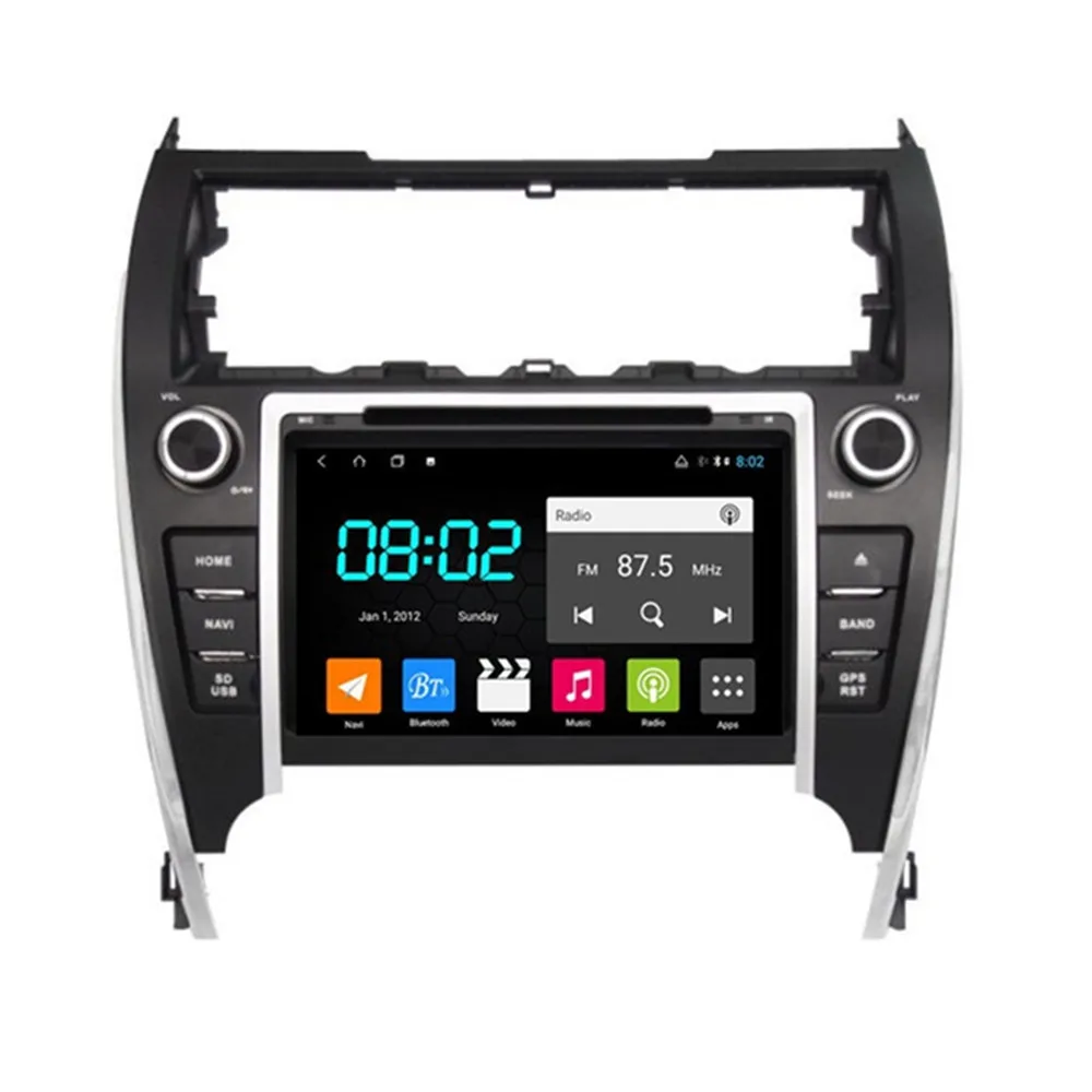 

8" Android 12 Car Multimedia For TOYOTA Camry 2012-2014 Audio 8 Core Stereo 4+64G Audio DSP navigation DVD Bluetooth Carplay MP5