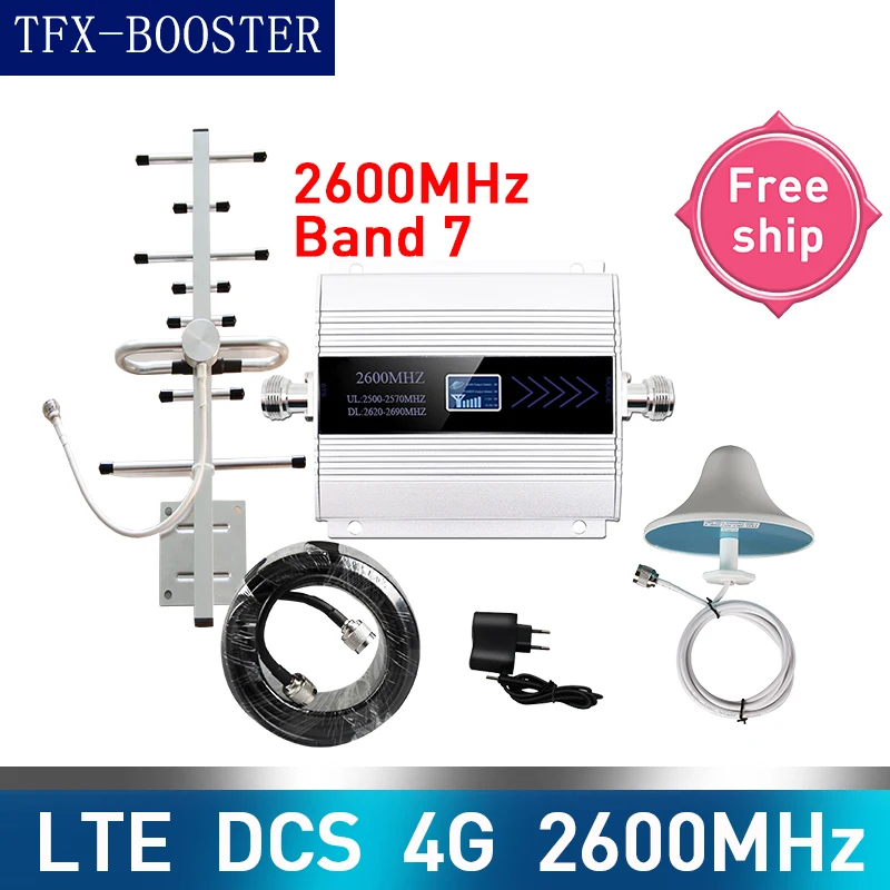 Усилитель сотового сигнала 900 1800 2100 2600 GSM ретранслятор 2G 3G 4G LTE DCS сотовый усилитель