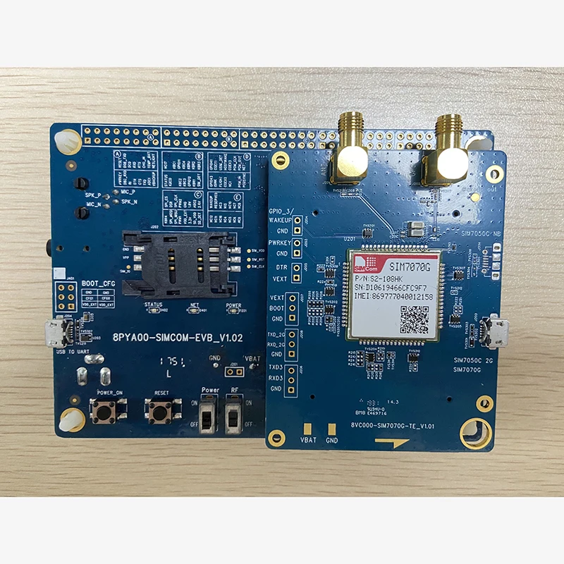 

SIMCOM SIM7070G EVB Board Multi-Band CAT-M NB-IoT GPRS module compatible with SIM7000/SIM800F/SIM900 CAT-M CAT-NB GSM/GPRS band