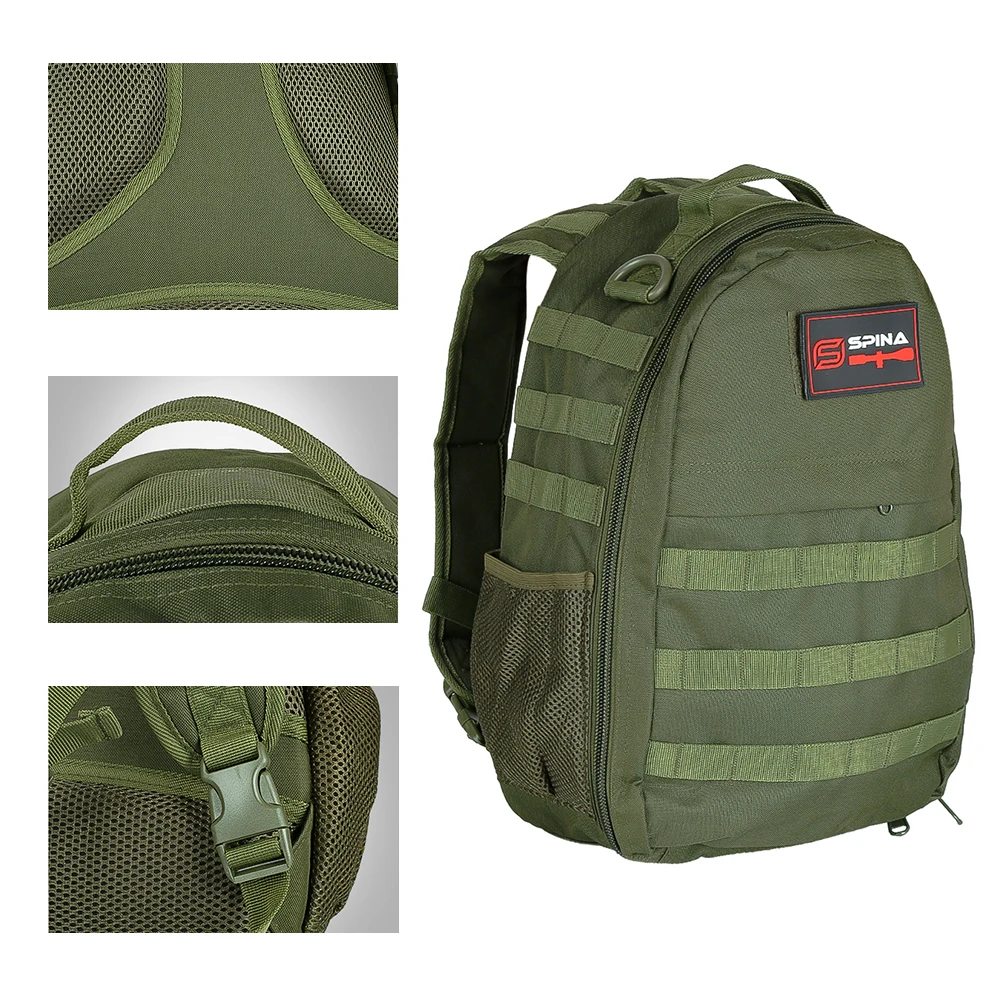 

SPINA Capacity Waterproof Backpack Tactical Outdoor Sports Hunting Travel Rock Climbing Riding Hiking Nylon Bag