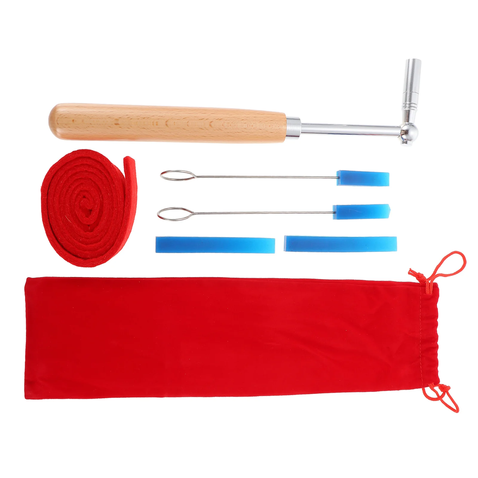 

Piano Tuning Mute Hammer Tools Wrench Set Tuner Mutes Tool Fixing Rubber Accessories Kit Wedge Spanner Keyboard Key Maintenance