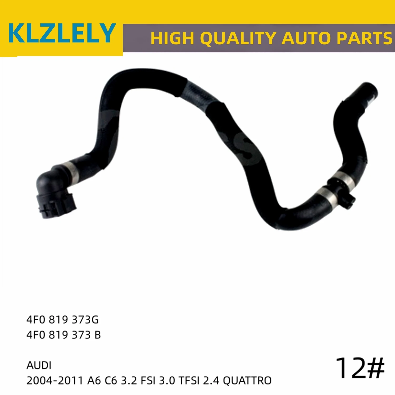 

For AUDI A6 C6 2.0 2.7 2.8 3.0 3.2 4.2 TDI FSI TFSI 2.4 S6 QUATTRO V6 Cooling System Rubber Hose Radiator Hoses 4F1819371K