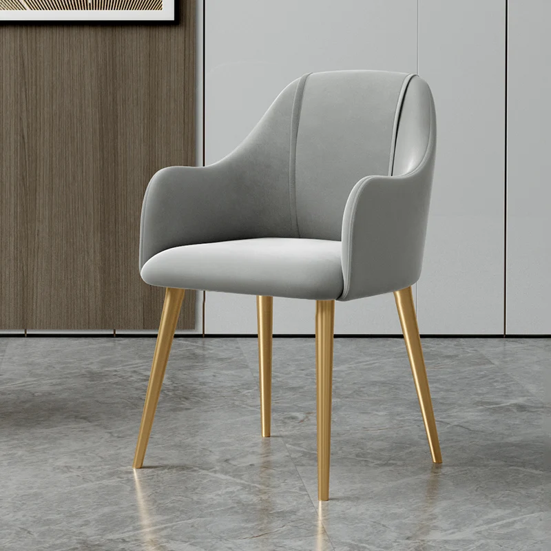 

Aesthetic Vanity Dining Chairs Luxury Modern Unique Office Dining Chair Reading Hotel Garden Sillas De Comedor Furniture WJ35XP