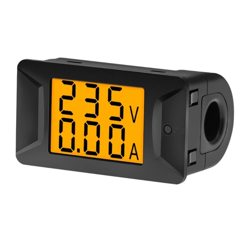 

Current Energy Meter Monitors Battery Digital Display Ammeter Voltmeter Drop ship