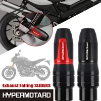for ducati hypermotard 950 1100 821 evo 796 939 cnc accessories exhaust frame sliders crash pads falling protector