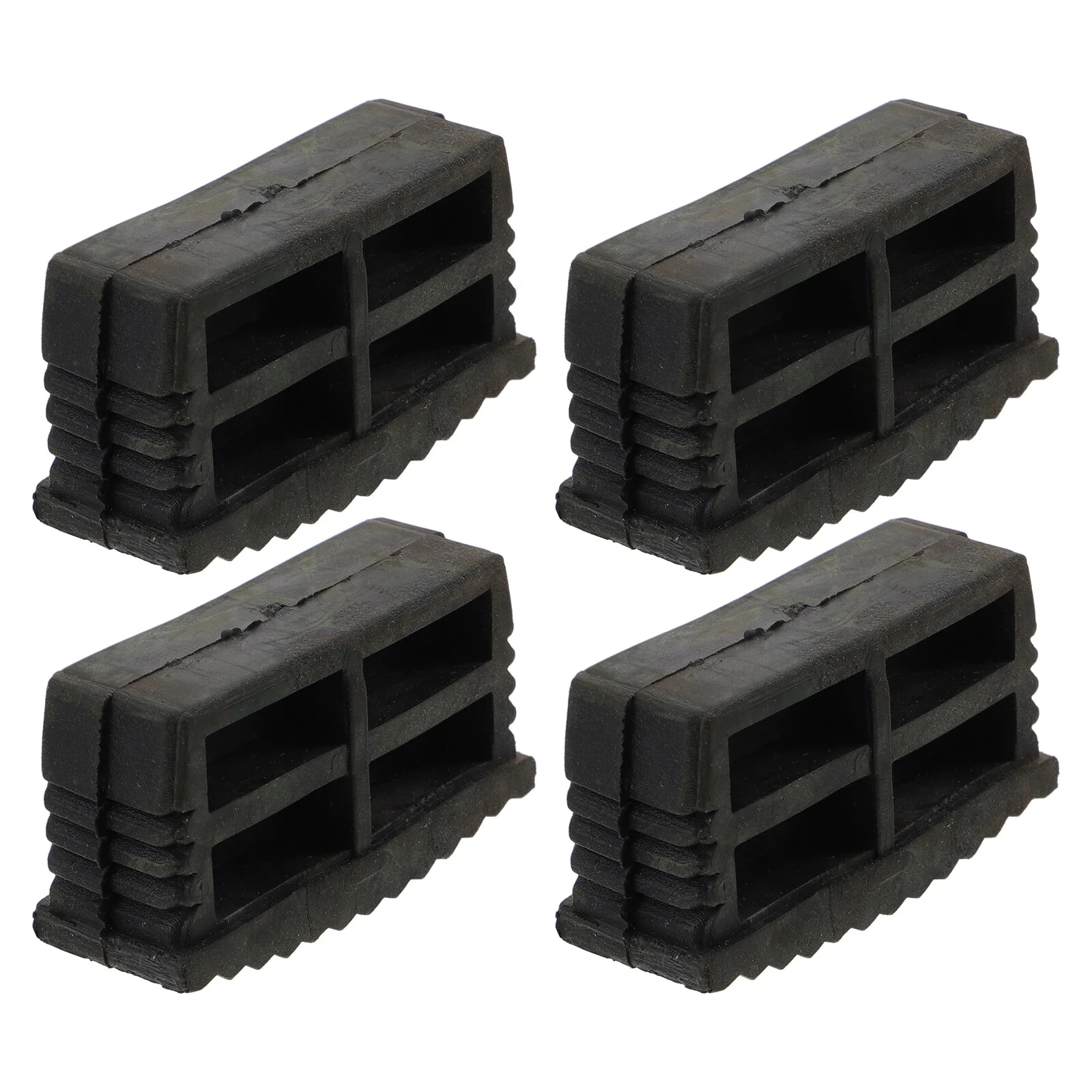 

4pcs Rubber Ladder Feet Rest Mats Non-skid Feet Covers Folding Ladder Accessory