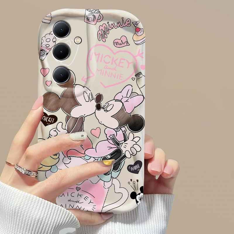 Милый чехол с объемными волнами для Samsung A73 A72 A71 A55 A54 A53 A35 A34 A33 A25 A24 A23 A15 A14 A13 A05 A04 A03 4G