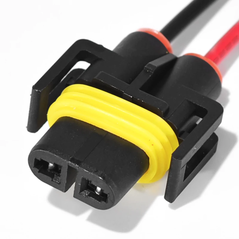

2 pcs H11 H8 Wire Harness Socket Female Adapter for Headlight Fog Light