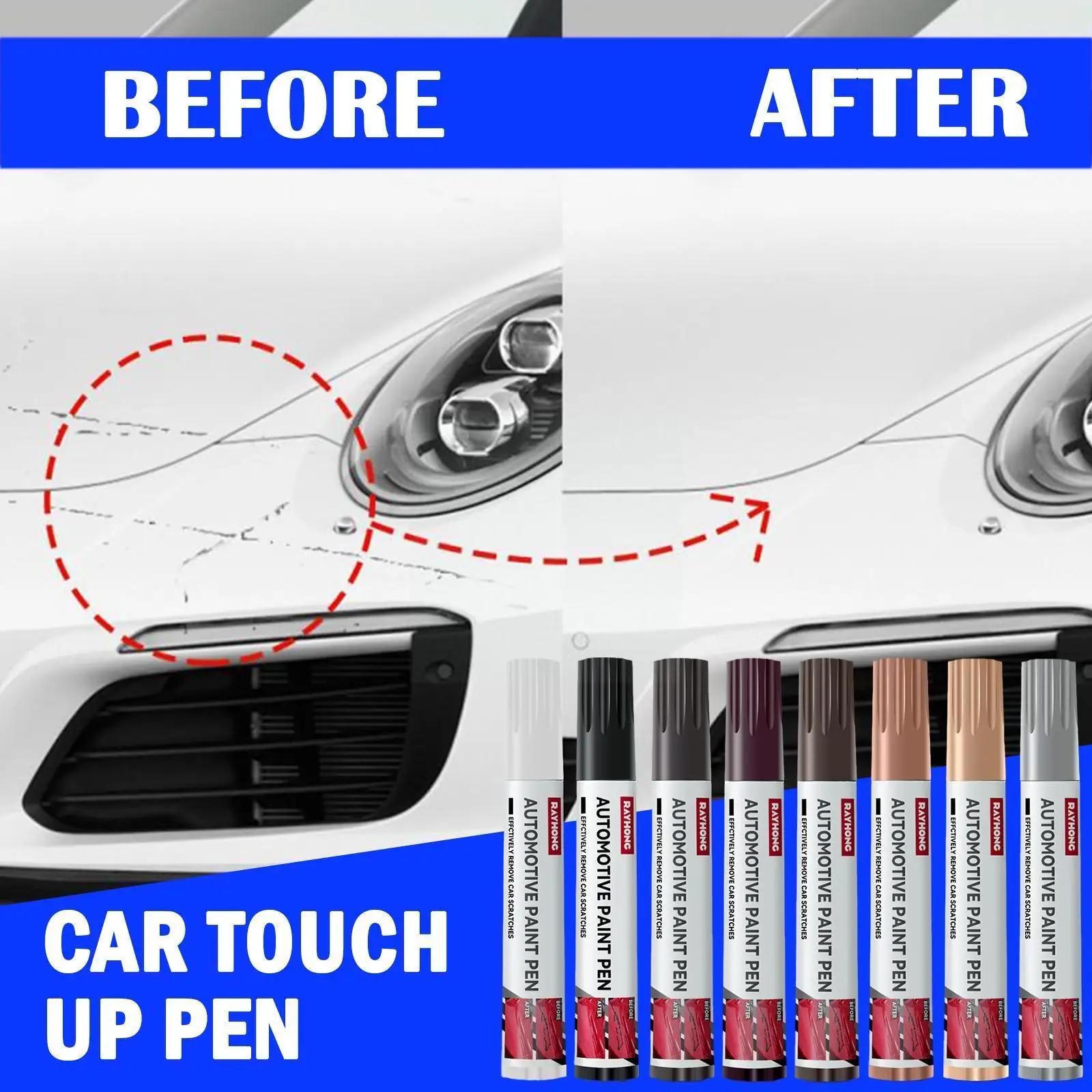 

3pcs Car Scratch Repair Paint Tool Auto Up Pens For Car Scratches Clear Remover Paint Care Mending Paint Pen N8n0