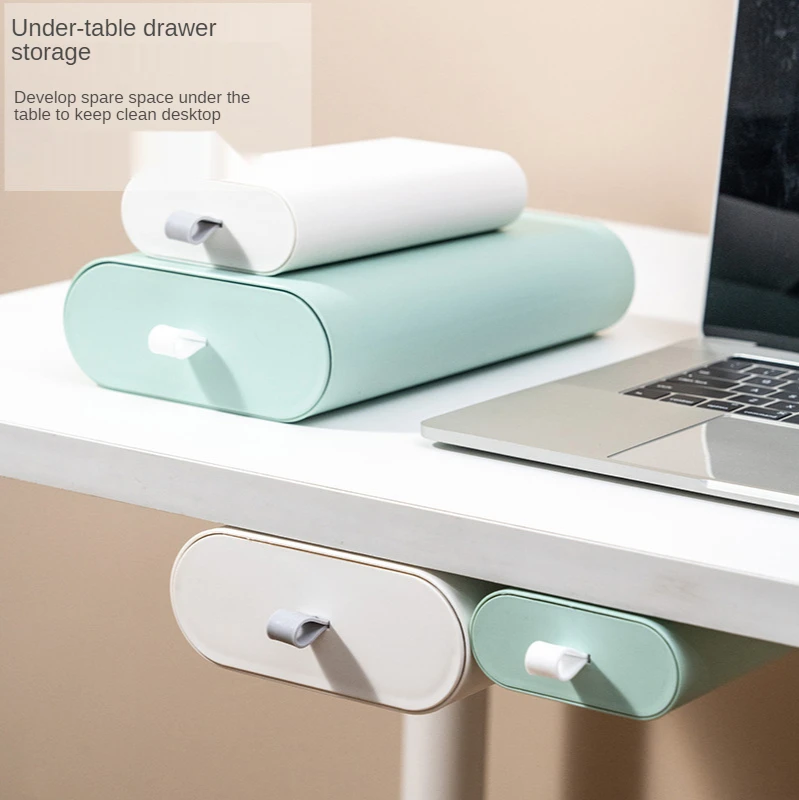 

Organizer For Cosmetics Desk Organizer Kitchen Drawer Organizer Paste Office Desk Bottom Finishing Box Desktop Storage Box