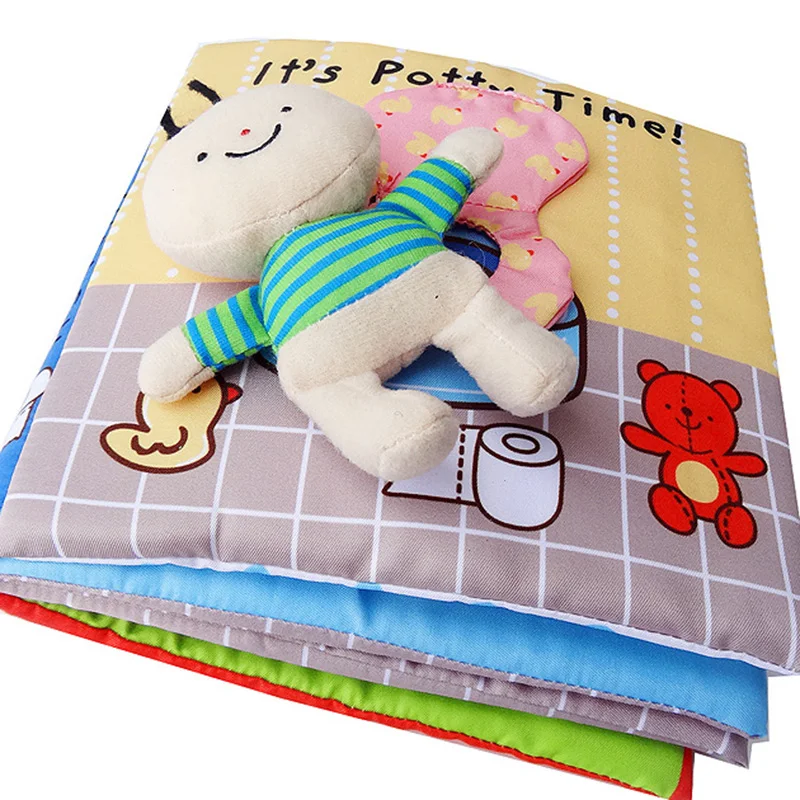 

Baby Book Soft Cloth Books Toddler Newborn Early Learning Develop Cognize Reading Puzzle Book Toys Infant Quiet Book For Kids