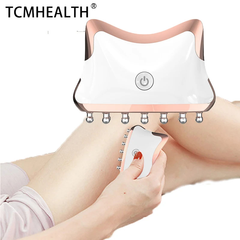 

TCMHEALTH Electric Scraping Body Massager EMS Phototherapy Meridian Dredging Body Massage Neck Beauty Electric Gua Sha Tool