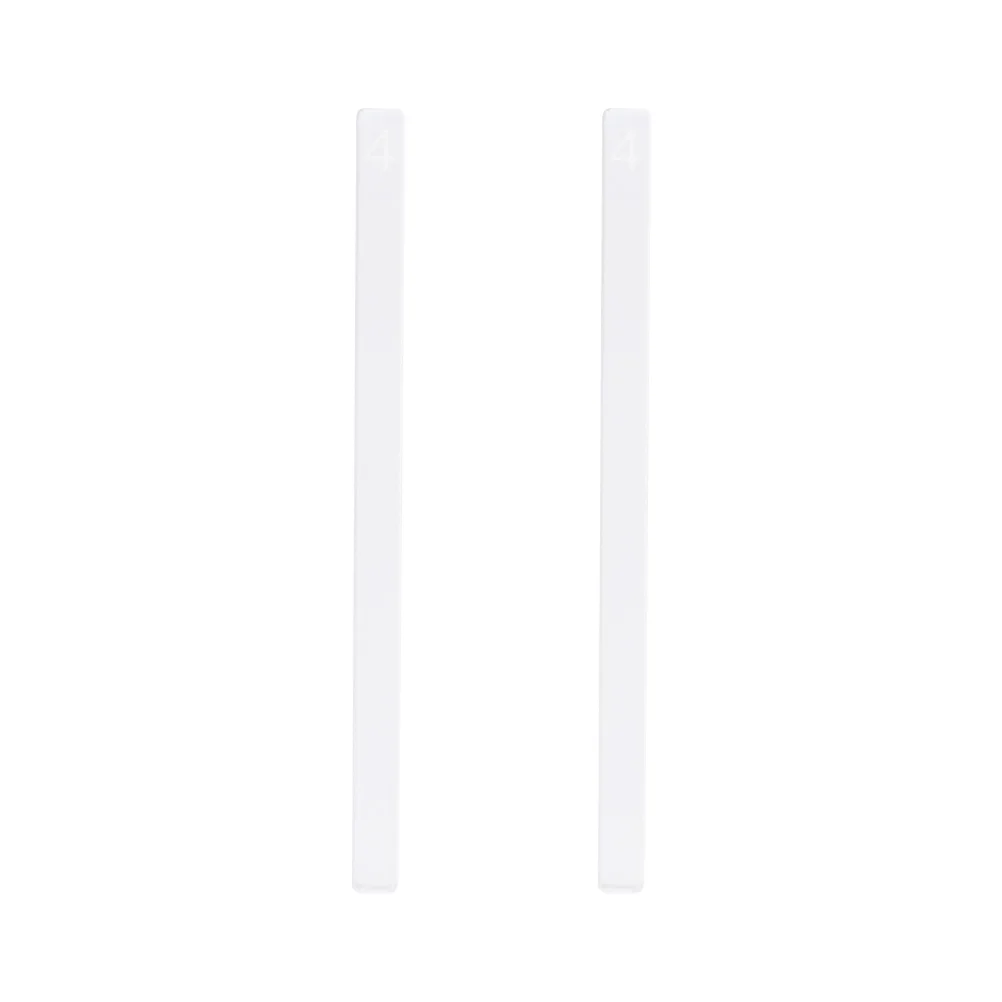 

2 Pcs Biscuit Balance Pastillas De Ajo Dough Ruler Cream Baking Tool Acrylic Transparent Cookie Ruler