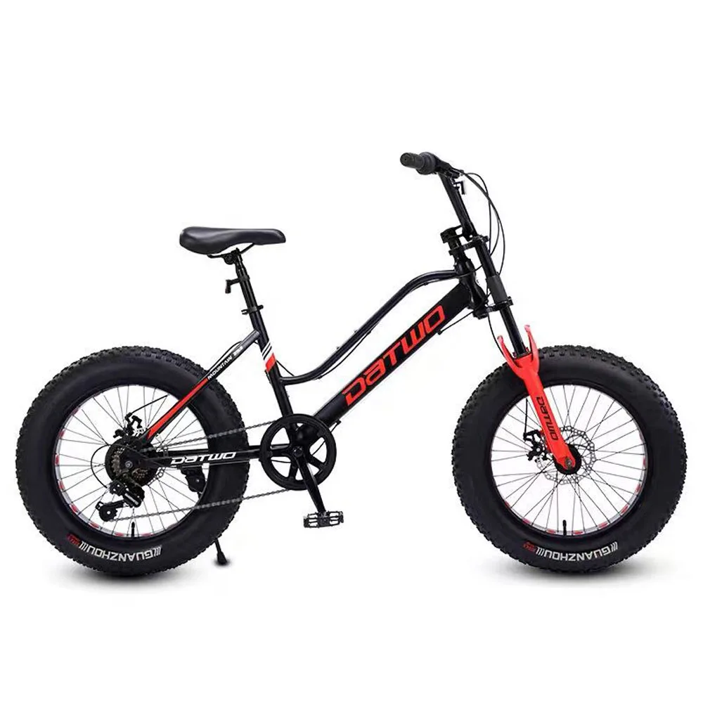 

20-дюймовый горный велосипед с широкими шинами, 7-скоростной велосипед с двойным дисковым тормозом