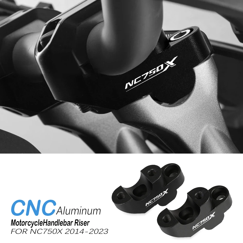 Manubrio Riser Sollevamento Manubrio Morsetto Per Honda Nc750X Nc750 Nc 750 X 750X 2014 2015 2016 2017 2018 2019 2020 2021 2022 2023