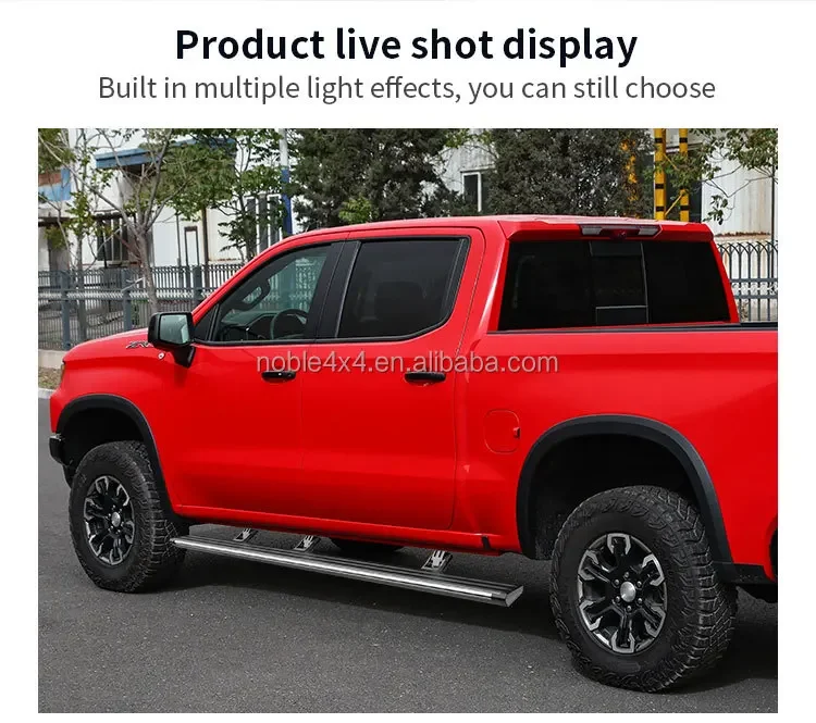 Новый стиль пикап 4x 4 Алюминиевые Подножки с шестью кронштейнами для Chevrolet SILVERADO